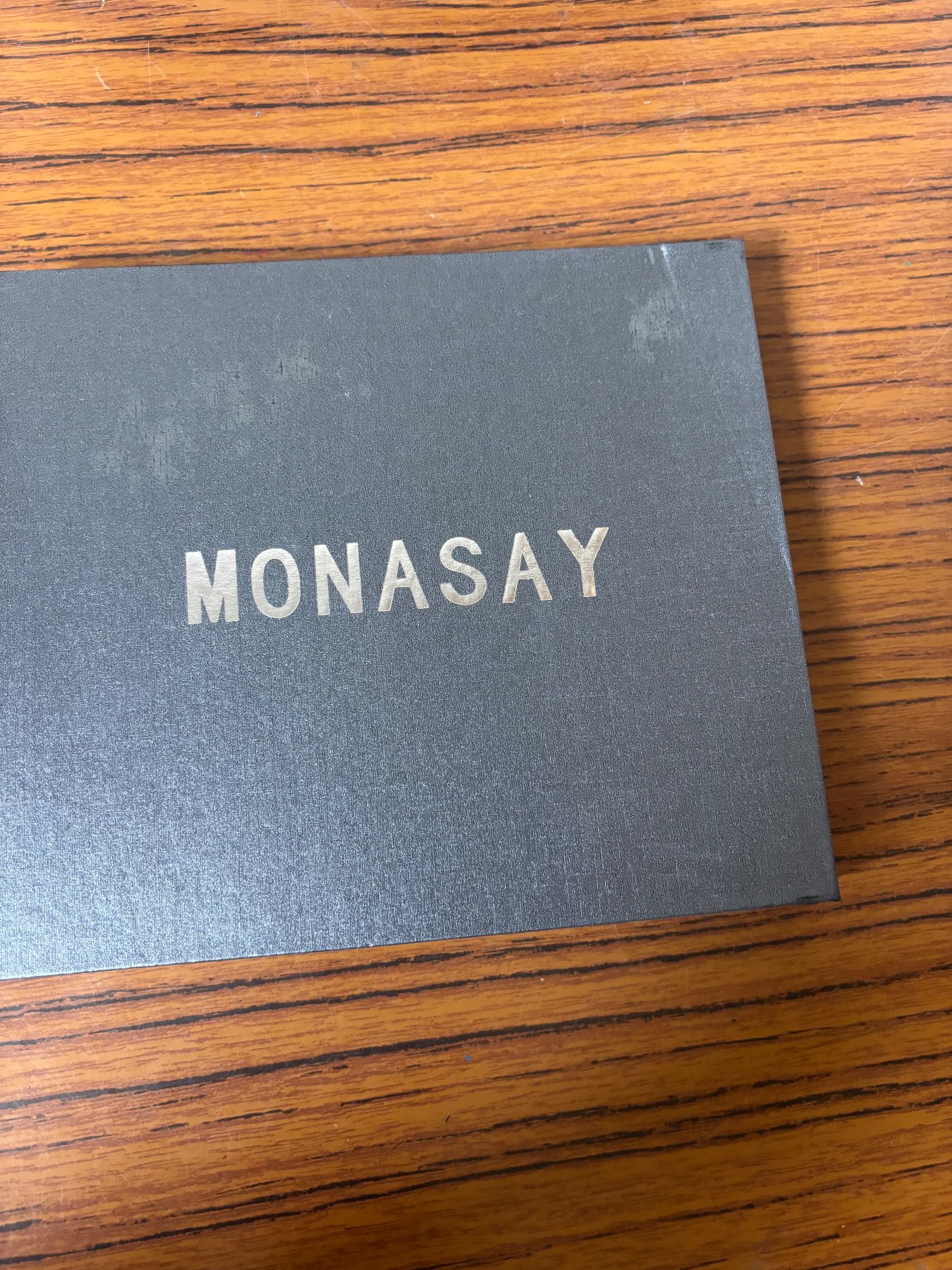 MONASAY iPhone Pro Leather Style Case & Card Wallet Set Blue With Gift Box