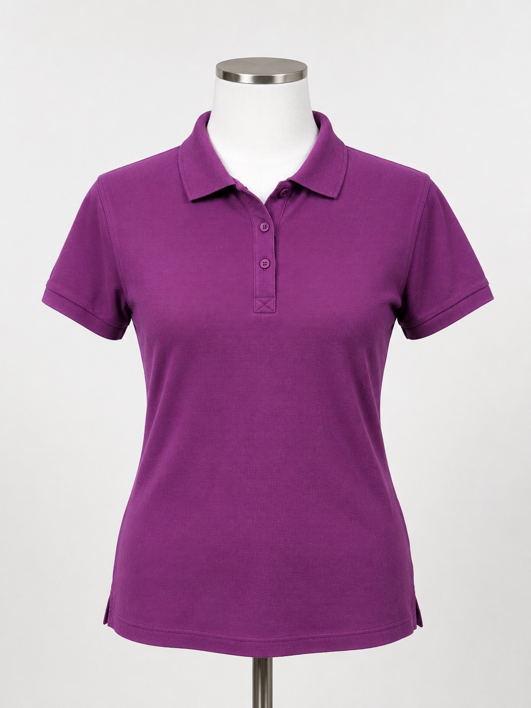 Elevate Purple Polo Shirt womens Small Short Sleeve Casual Sports Golf Top