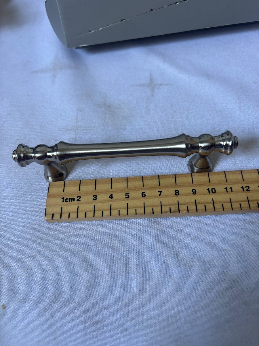 Amerdeco Cabinet Door Drawer Handle Pull Brushed Nickel 128mm with Screws New