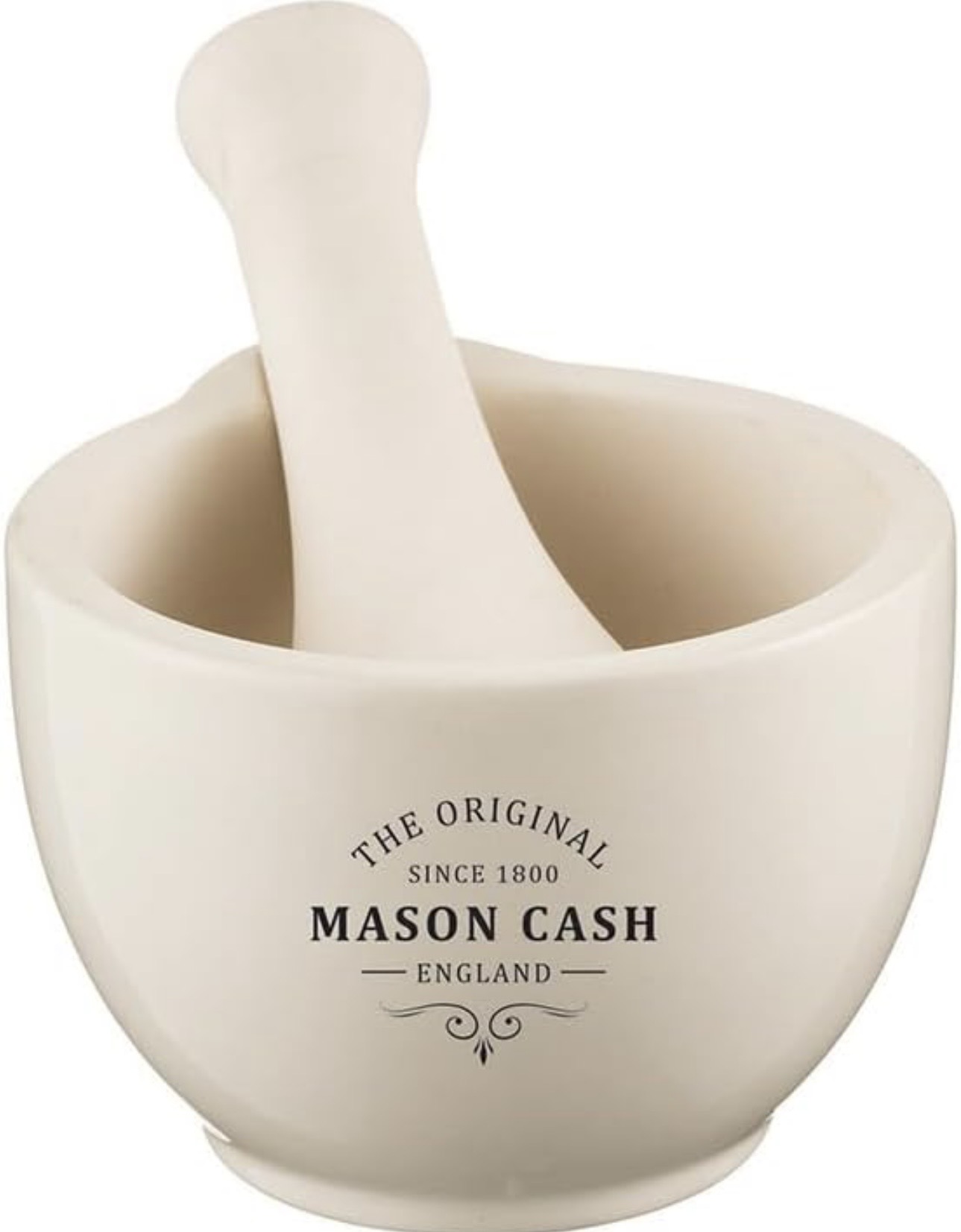 Mason Cash Original Pestle & Mortar Cream Ceramic Grinding Herbs Spices Kitchen