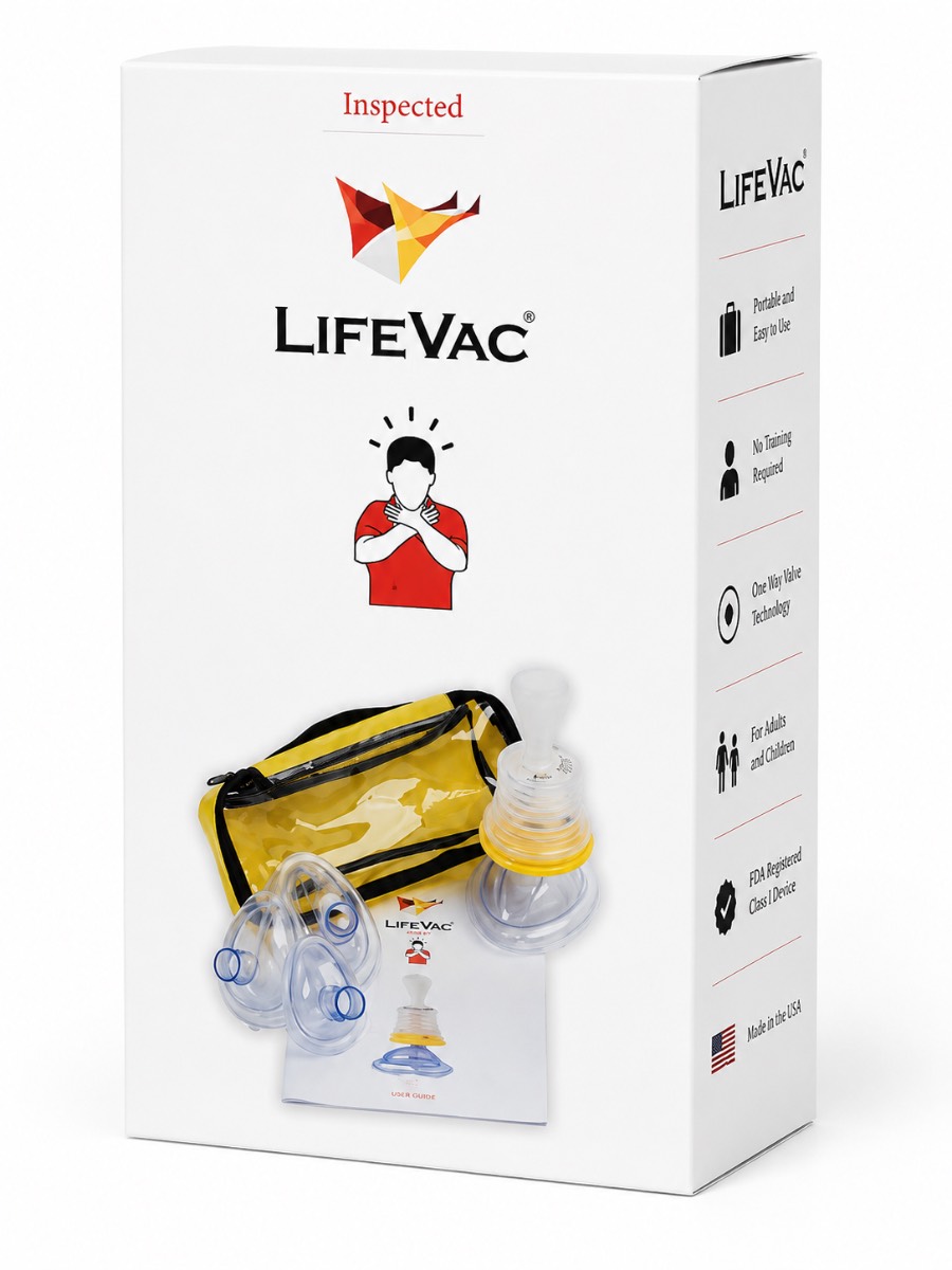 LifeVac Anti Choking Travel Kit Emergency Airway Device Portable First Aid New