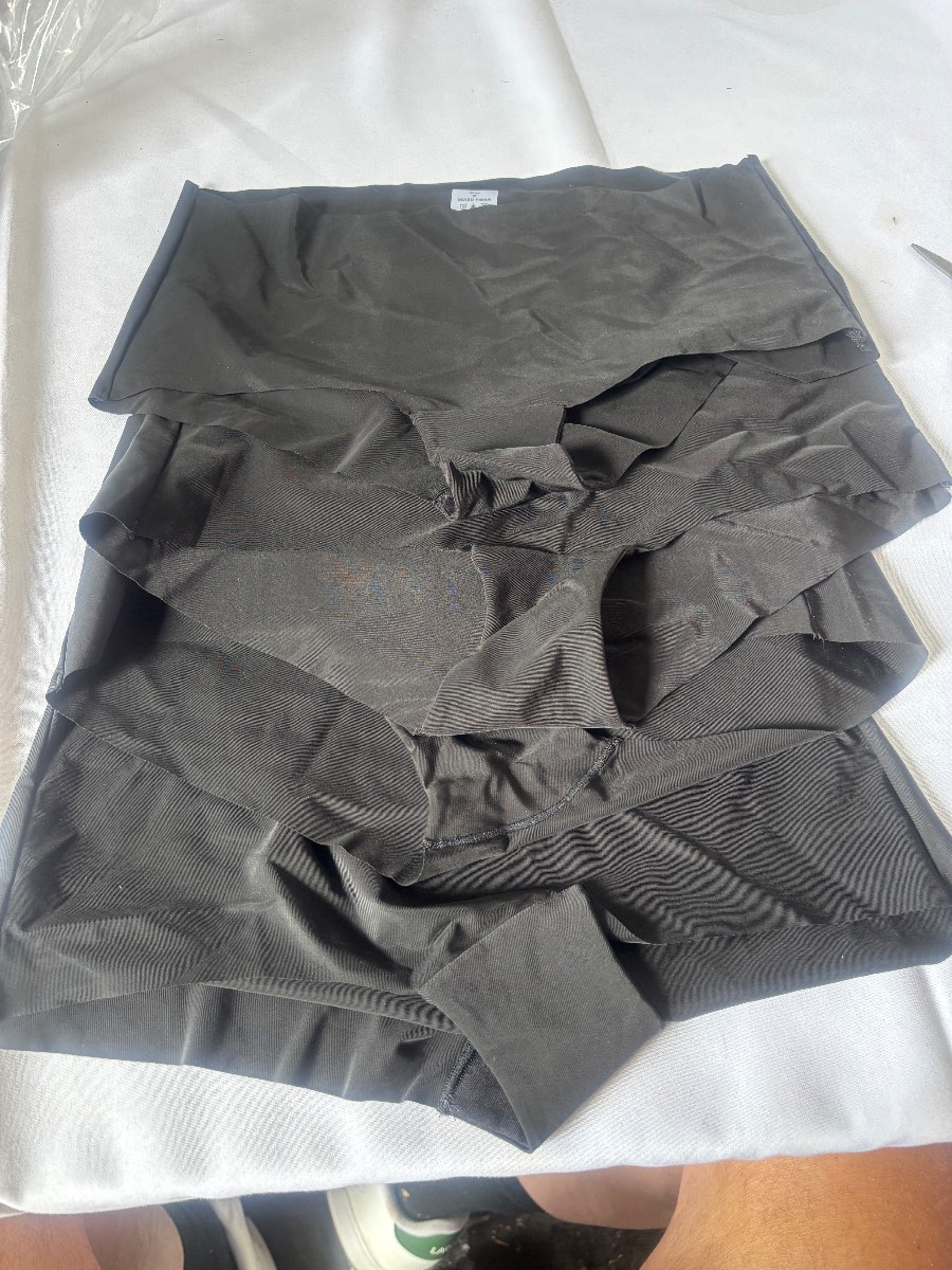 5 Pack Women’s Black Seamless Full Brief Knickers Size M Soft Stretch Panties