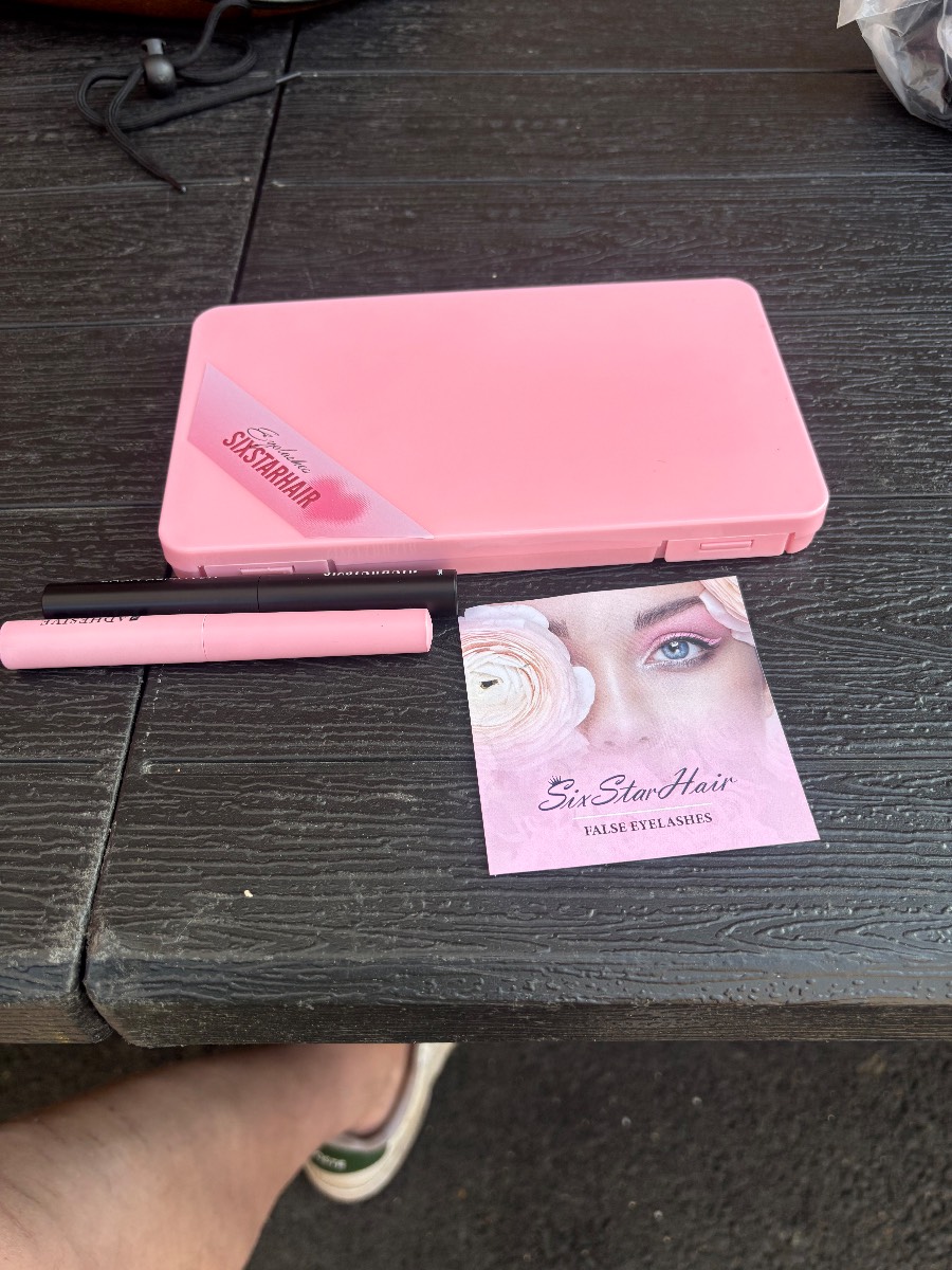 SixStarHair DIY Cluster Lashes Kit False Eyelashes Adhesive Remover Case Set