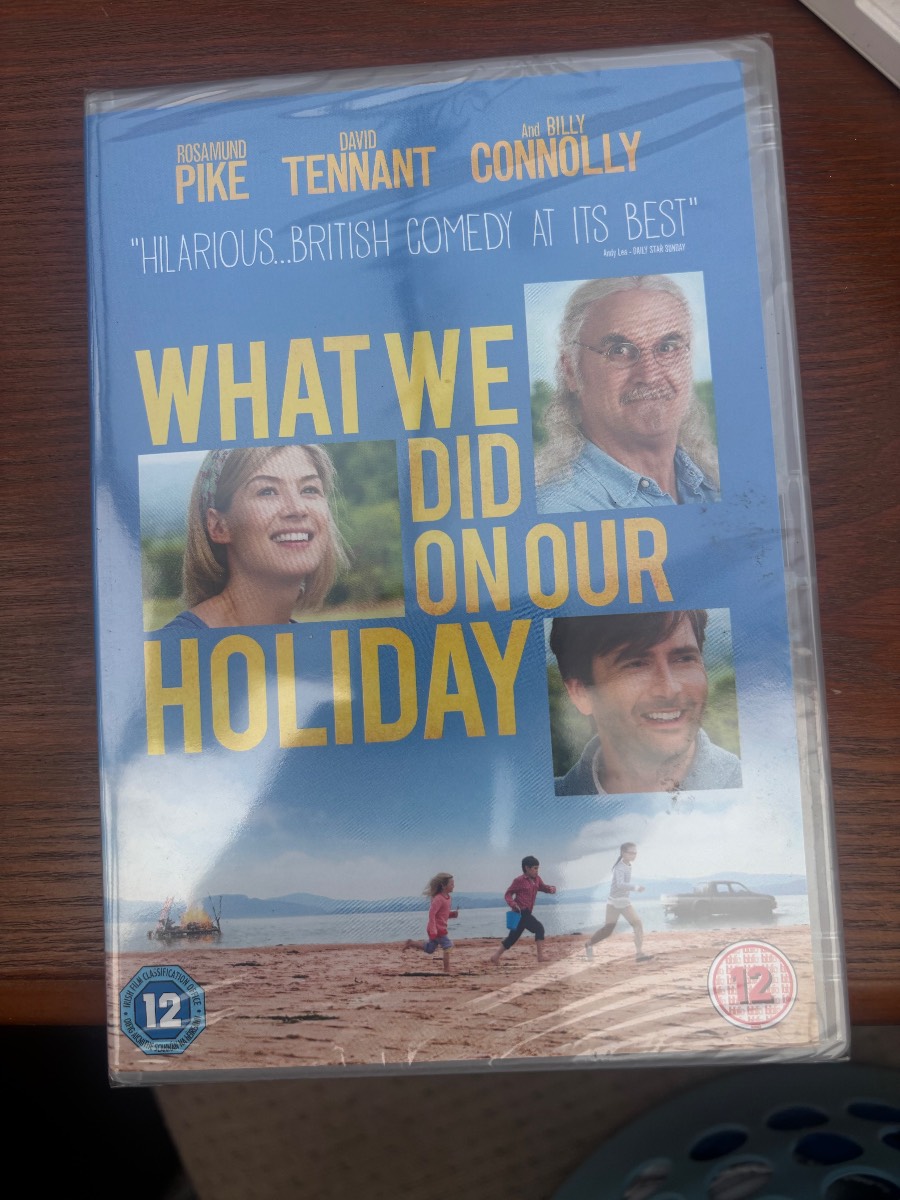 What We Did On Our Holiday DVD David Tennant Rosamund Pike Billy Connolly Cert 12