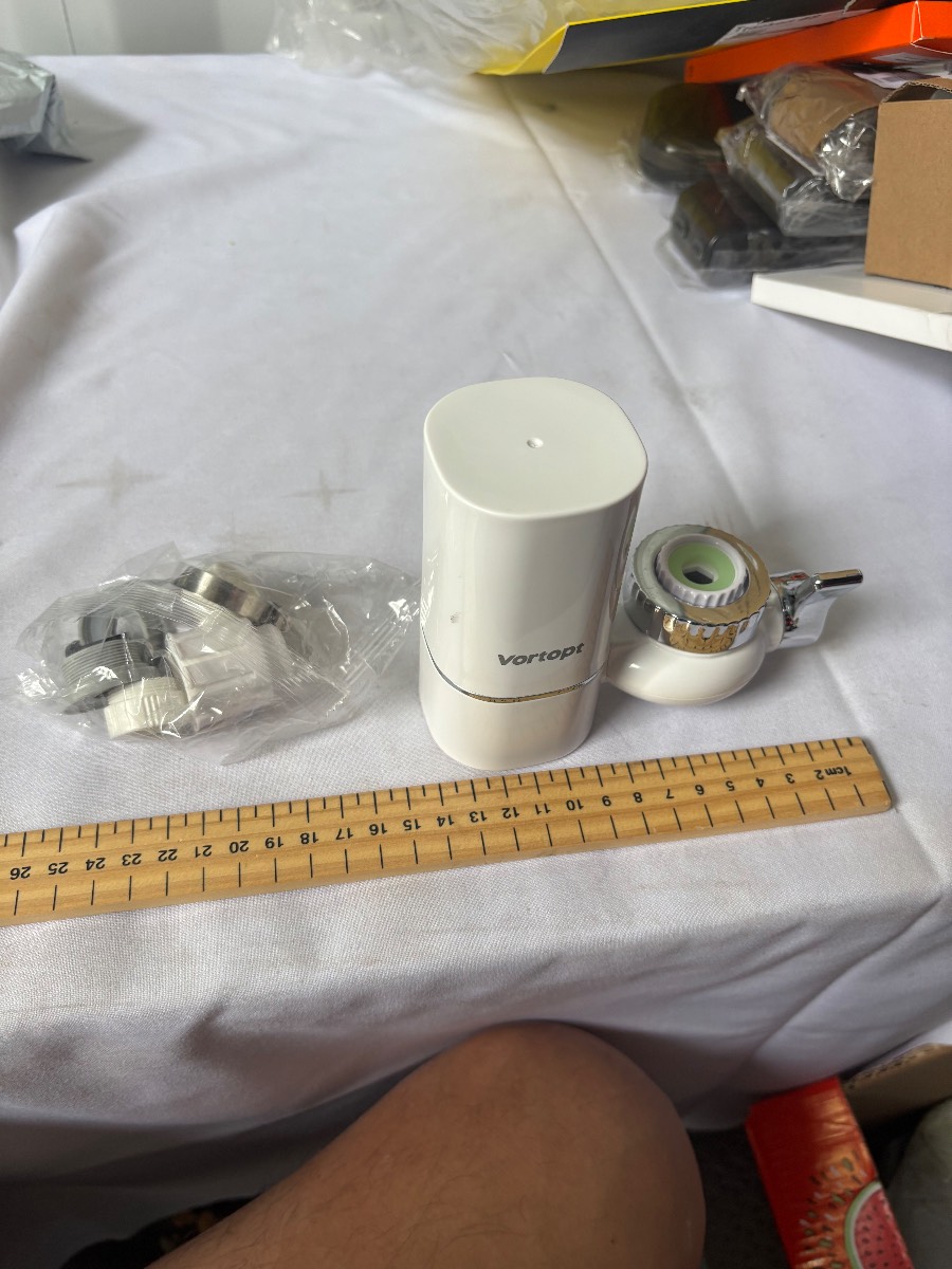 Vortopt Tap Water Filter Purifier Faucet Filtration System with 6 Adapters New