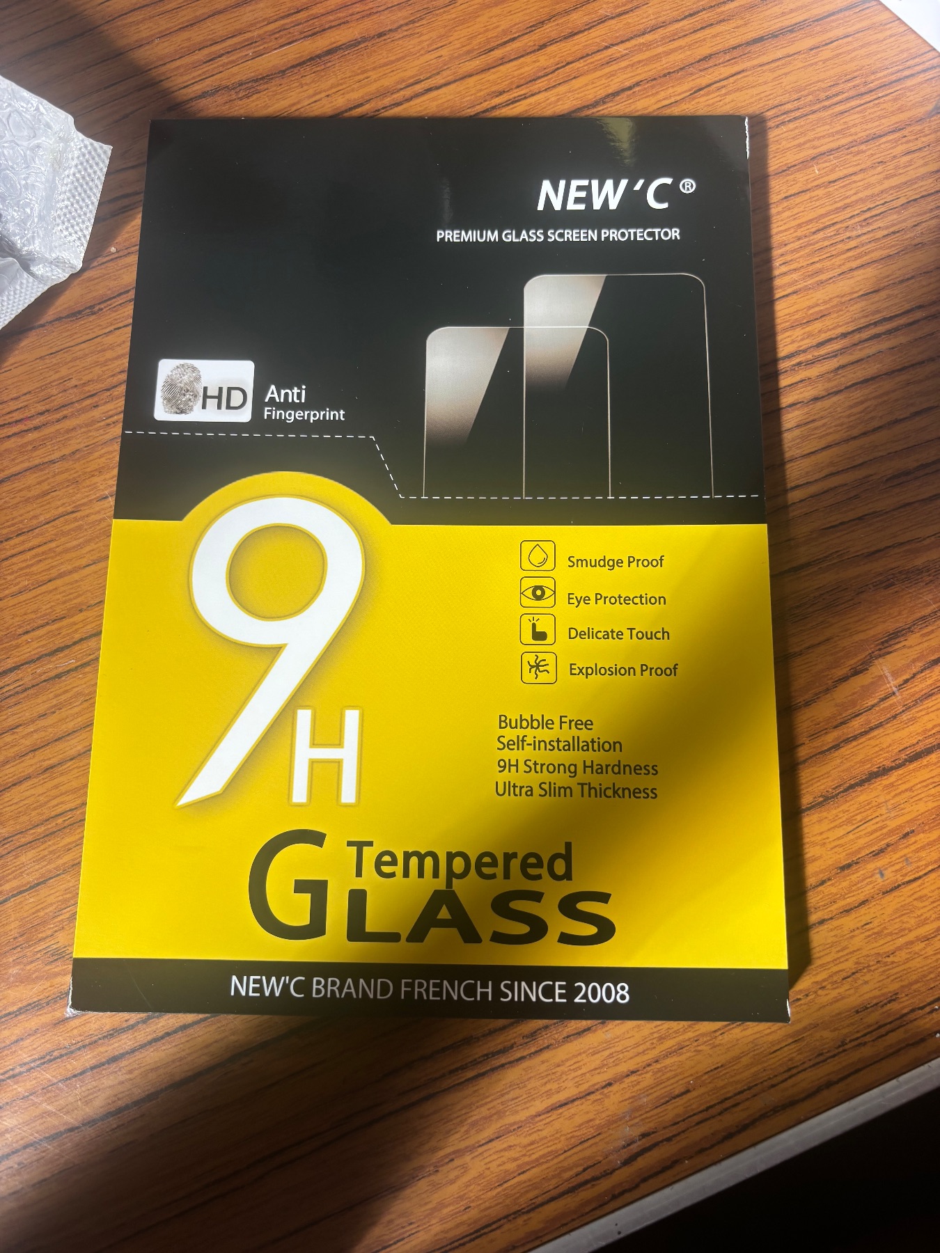 NEW’C 2 Pack Tempered Glass Screen Protector for iPad Air 4 10.9” / iPad Pro 11”