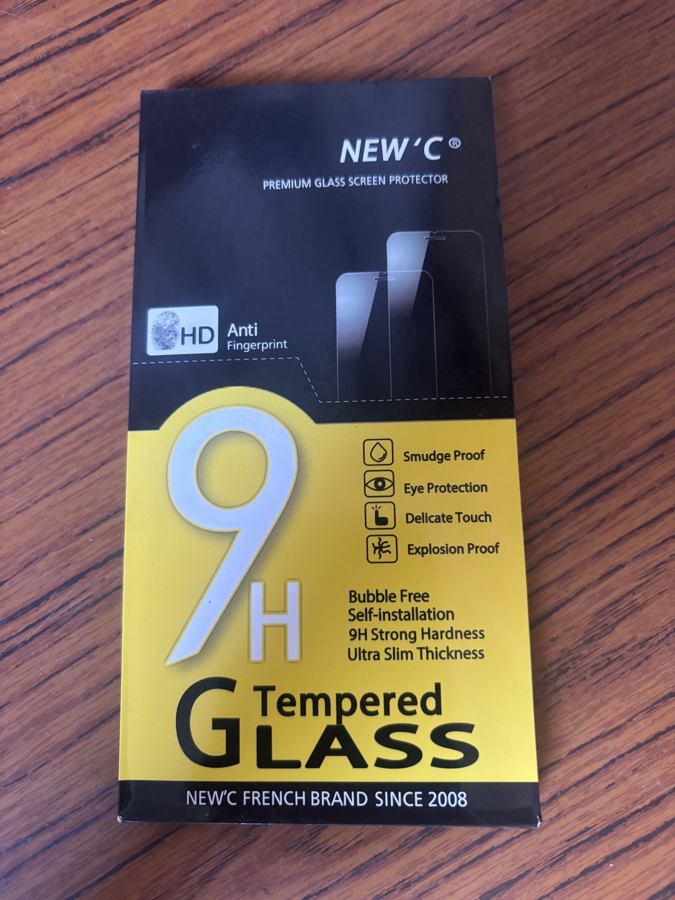 NEW’C iPhone 13 Pro Tempered Glass Screen Protector + Camera Lens Protectors 9H