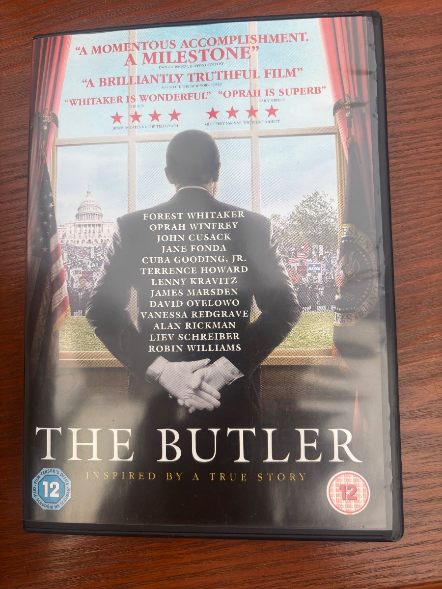 The Butler DVD Forest Whitaker Oprah Winfrey John Cusack Robin Williams Cert 12