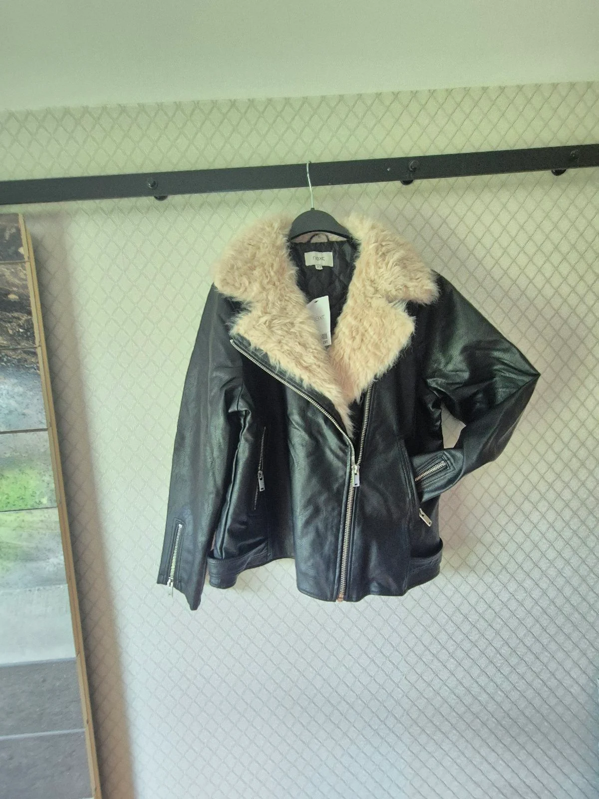 Next size 20, leather jacket