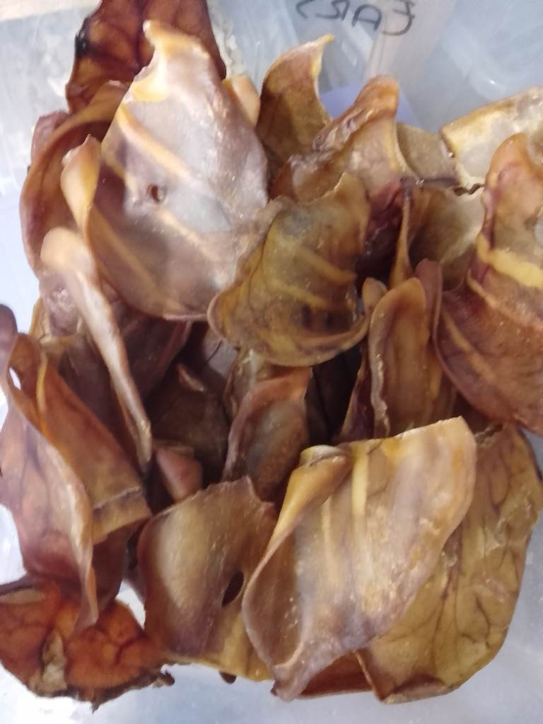 X4 pigs ears dog treat