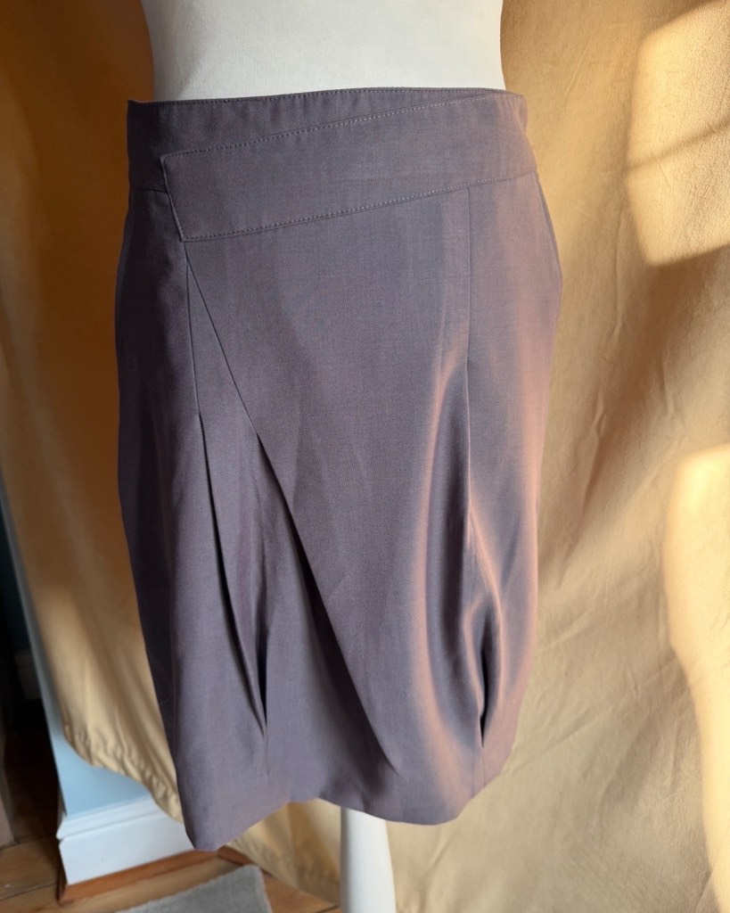 Reserved Lilac Purple Knee Length Office Skirt EU size 36 fits UK size 8