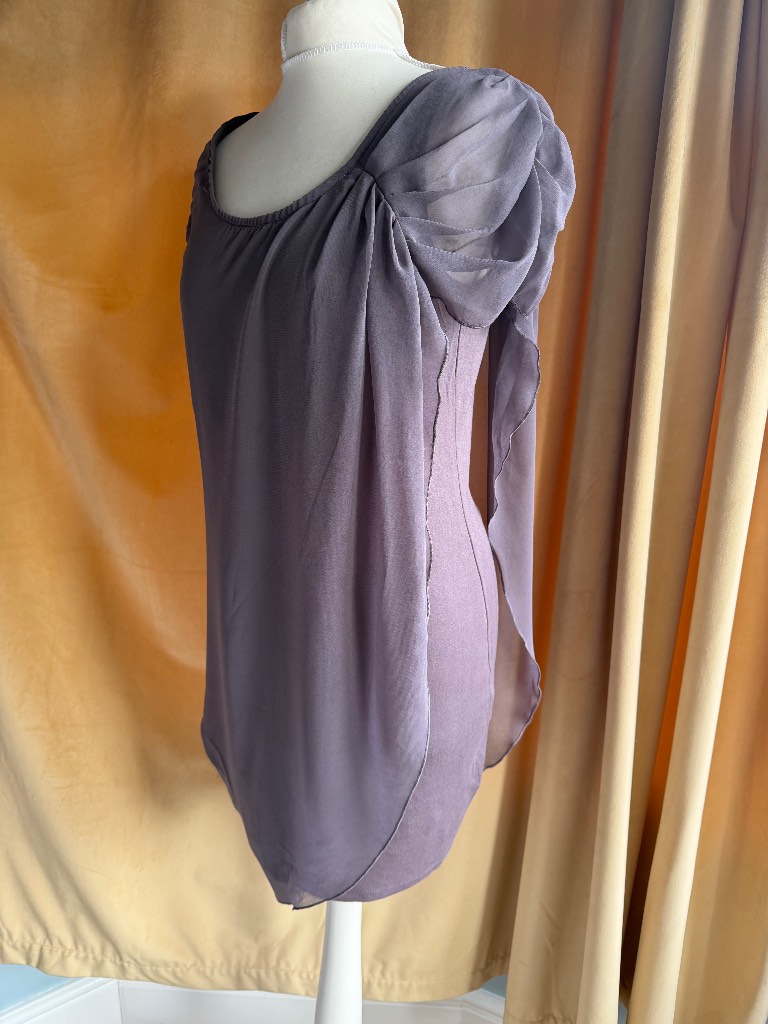 SuperTrash Purple Lilac Summer Purple Party Wedding Occasion Dress size L