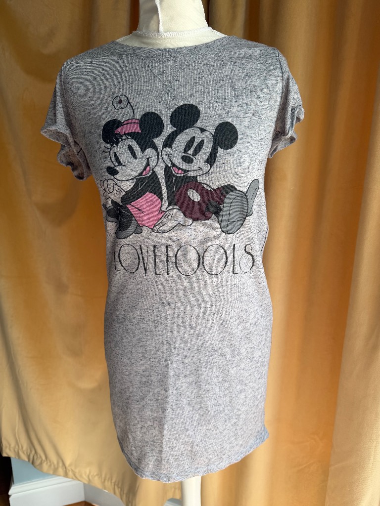 H&M Disney Grey Nightdress Nightie size XS fits 6/8