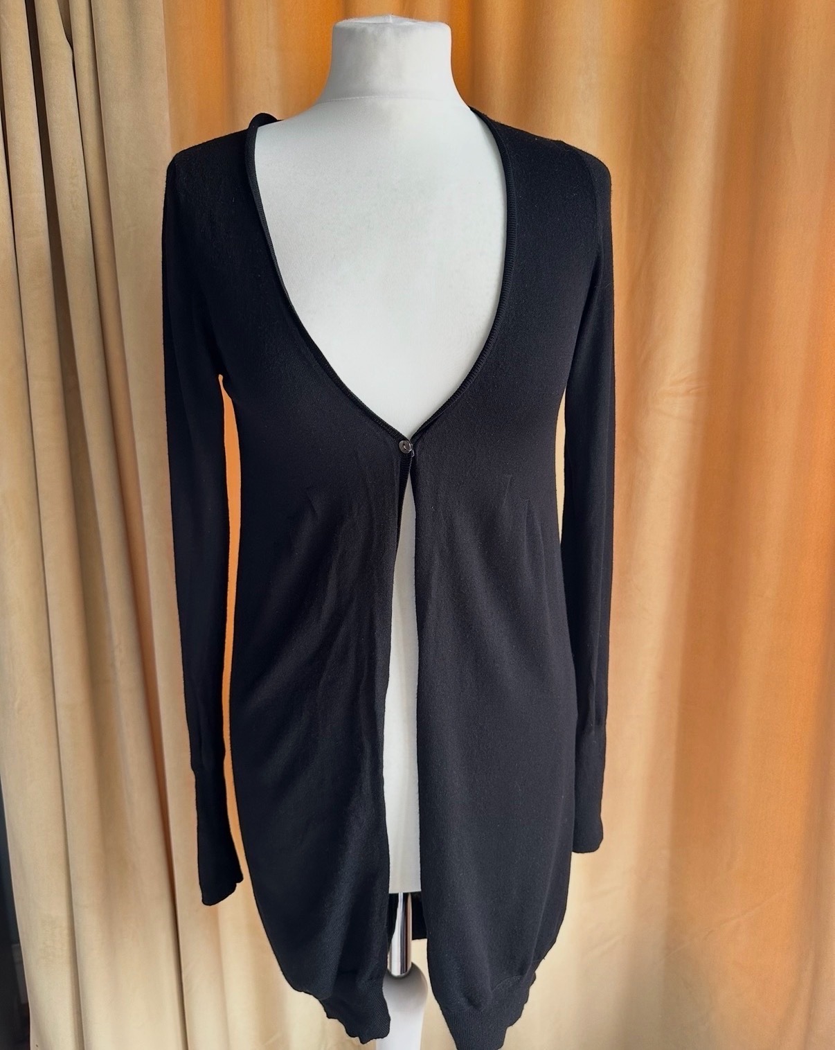 Geox Black Long Cardigan Size XS fits size 6/8
