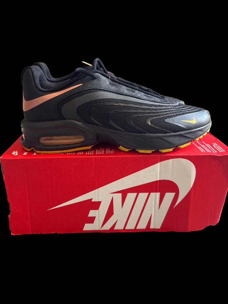 Nike Air Max Fire trainers "Black/Laser Orange" IR0819 001 uk size 10 new