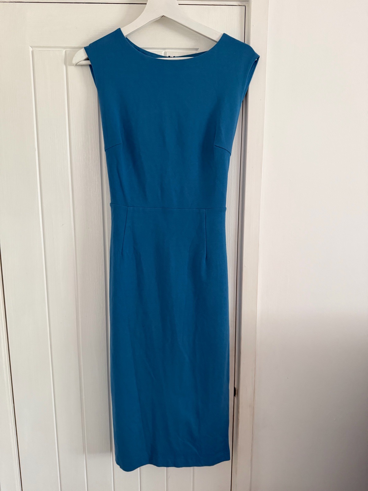 Boden Blue Sleevless Tie Back Knee Length Dress size 10 Regular