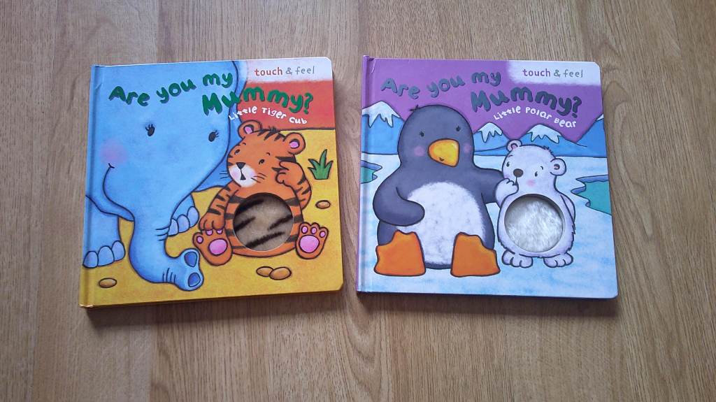 Set of 2x Touch & Feel Books, 'Are You My Mummy?'