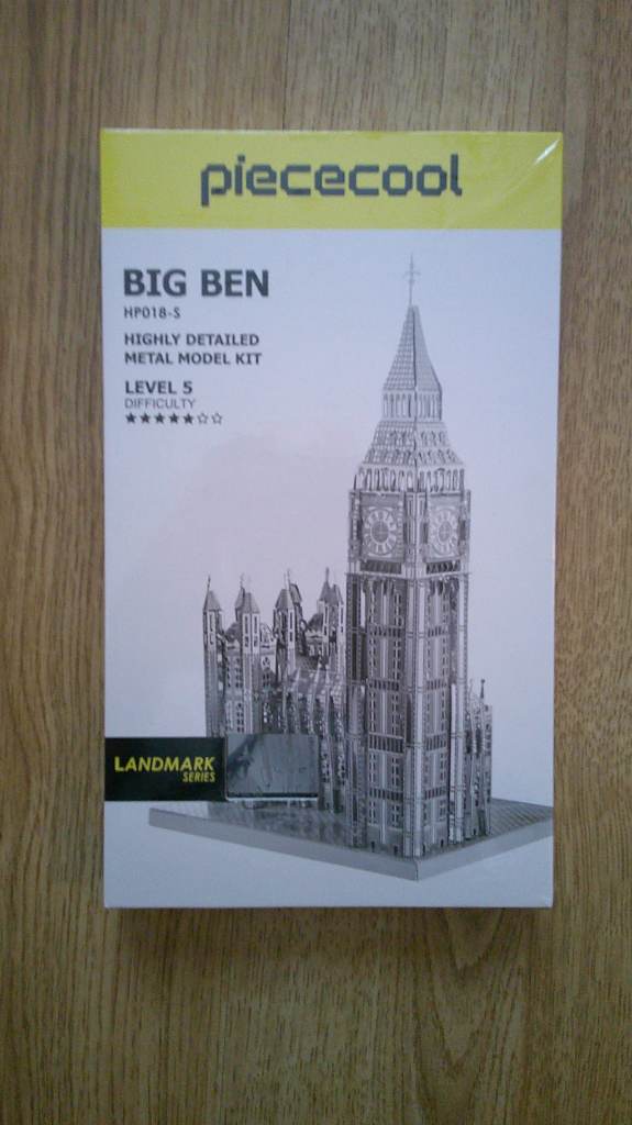 Brand New Piececool Big Ben Metal Model