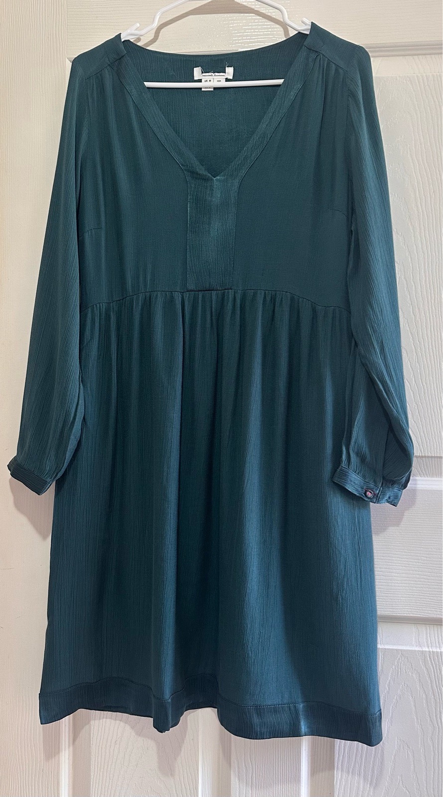 White Stuff Brand New Teal Cupro Midi Dress Size 10