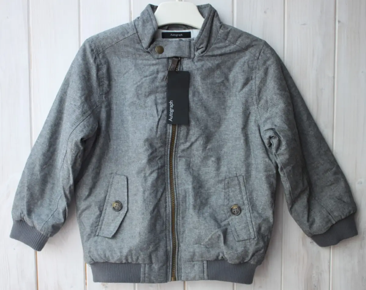 Autograph @ M&S Kids Grey Zip up Jacket