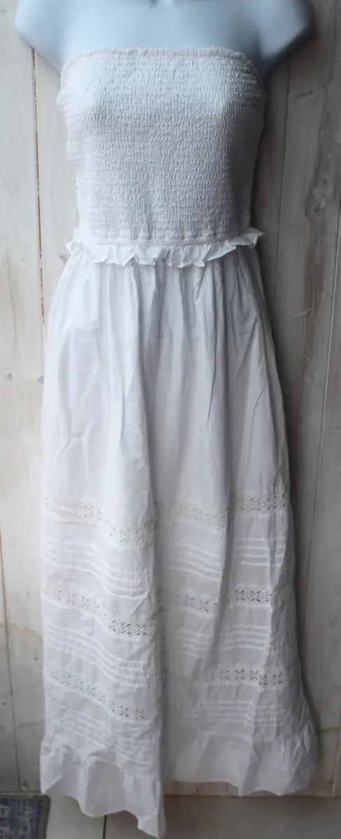 Marks & Spencer White Bandeau Maxi Dress