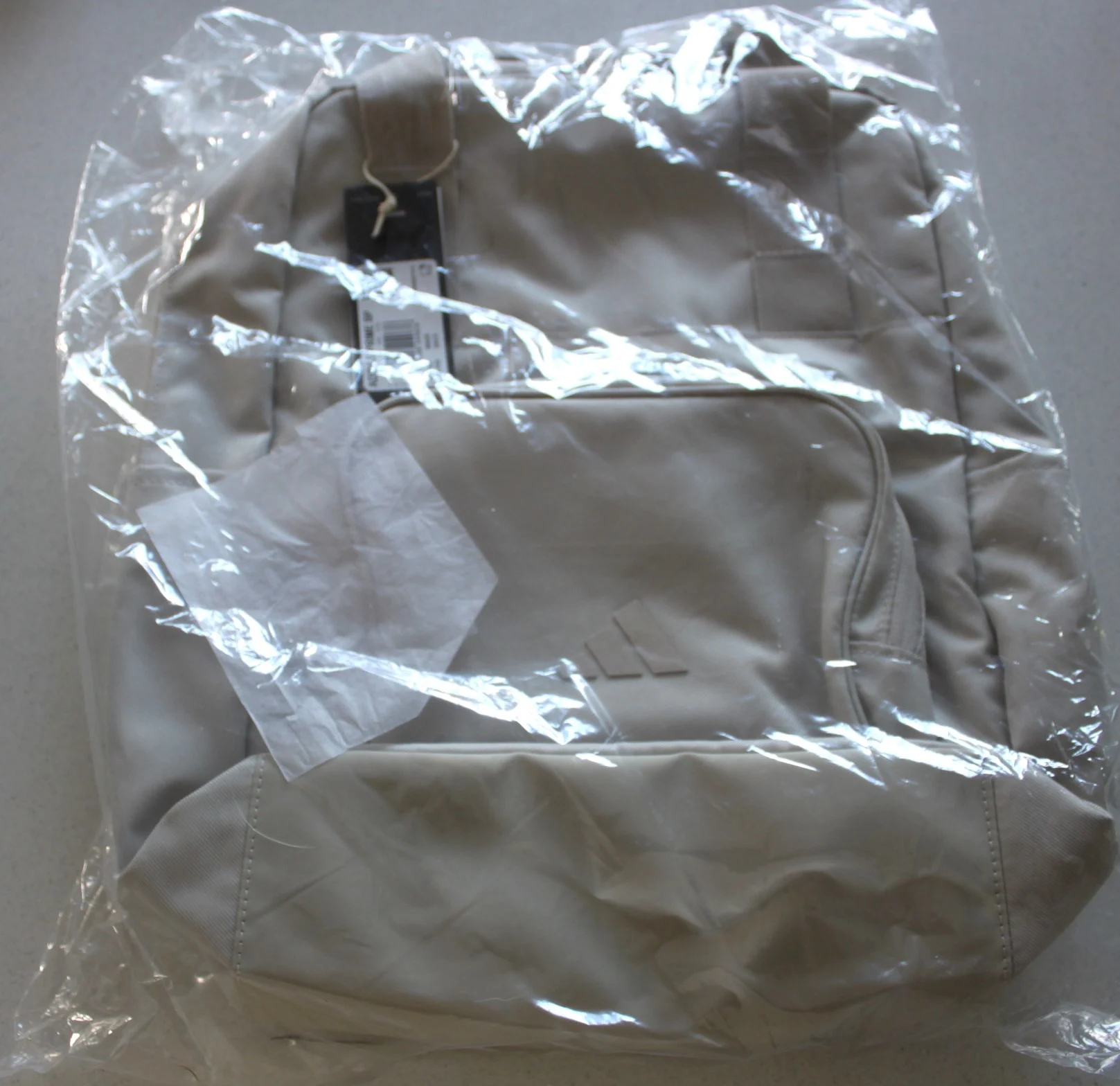 Adidas Prime Beige Backpack for Gym Travel Training Bag