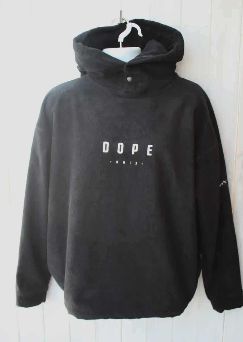 Dope Sublime Men's Fleece Hoodie, Black