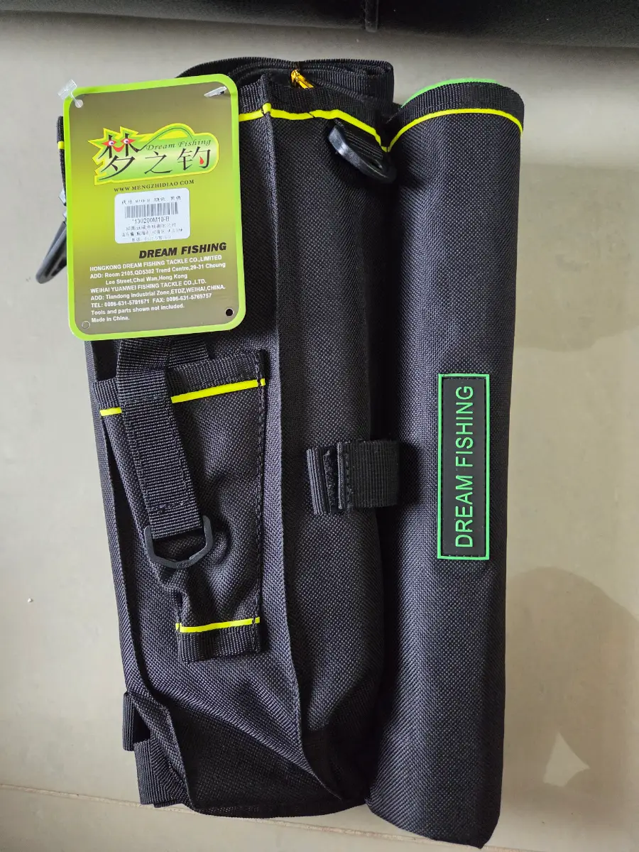 Fishing waist bag and tackle box