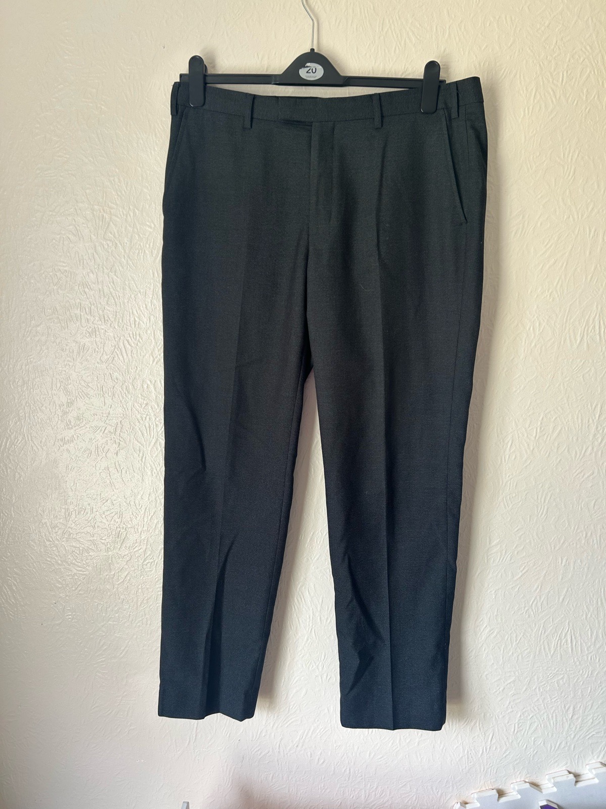 Skopes Niven Tailored Fit Trousers – Grey Blue Check – 42R