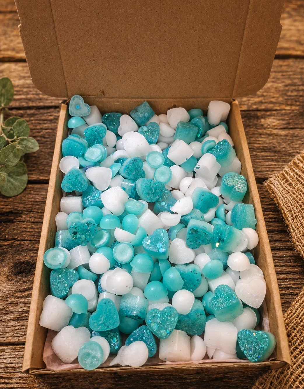 Baby Powder, Highly Fragranced Wax Melts Scoopies Box