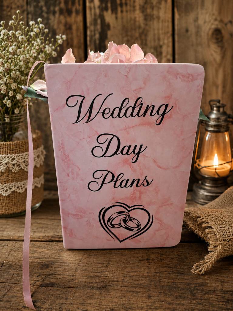 Wedding Day Plans Notebook