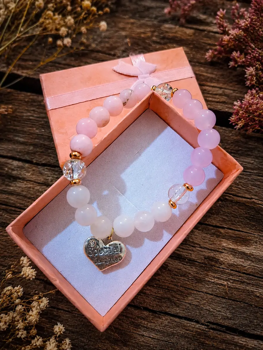 Special Daughter, adult size bead/Charm Bracelet