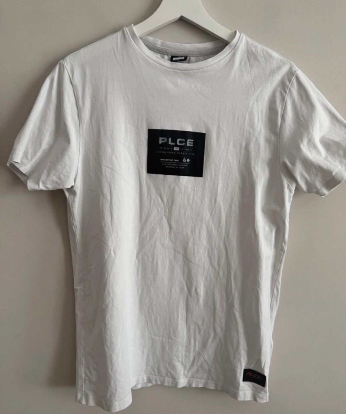 883 Police PLCE Reflective Tech White T Shirt Size M Medium