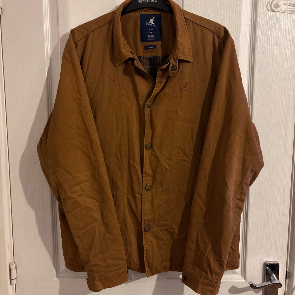 Kangol light brown jacket. Xl