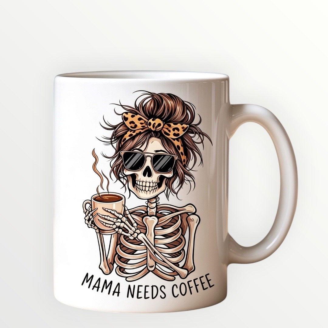 New Mama Needs Coffee Women's 11oz Ceramic Mug