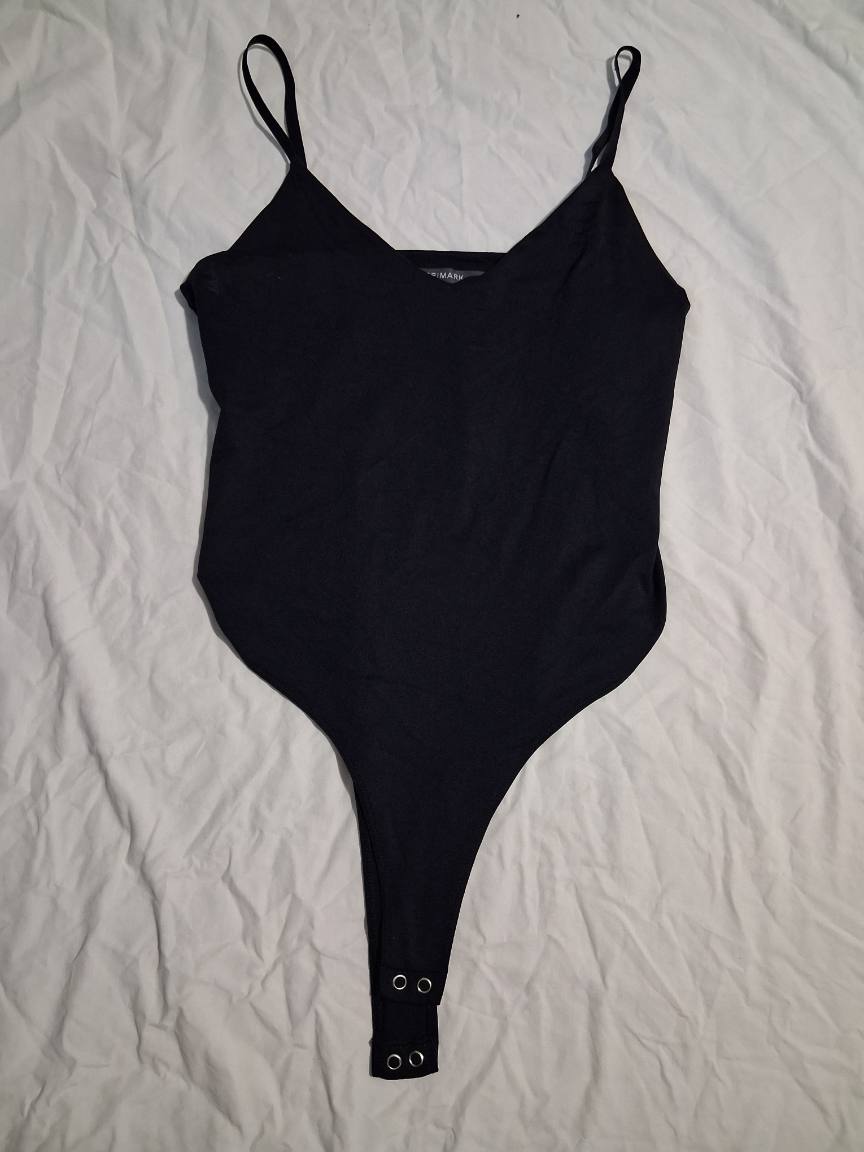 Women's black bodysuit