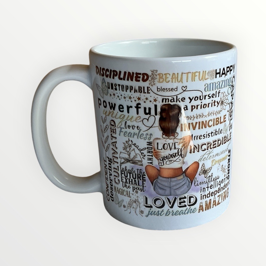 ew11oz Empowerment Mug with boho design