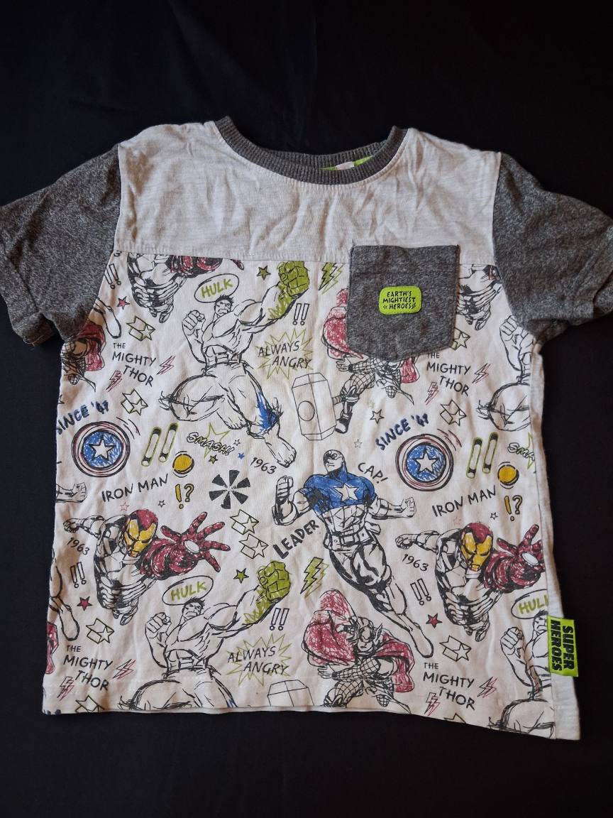kids 3-4 years Marvel Avengers  cotton t-shirt
