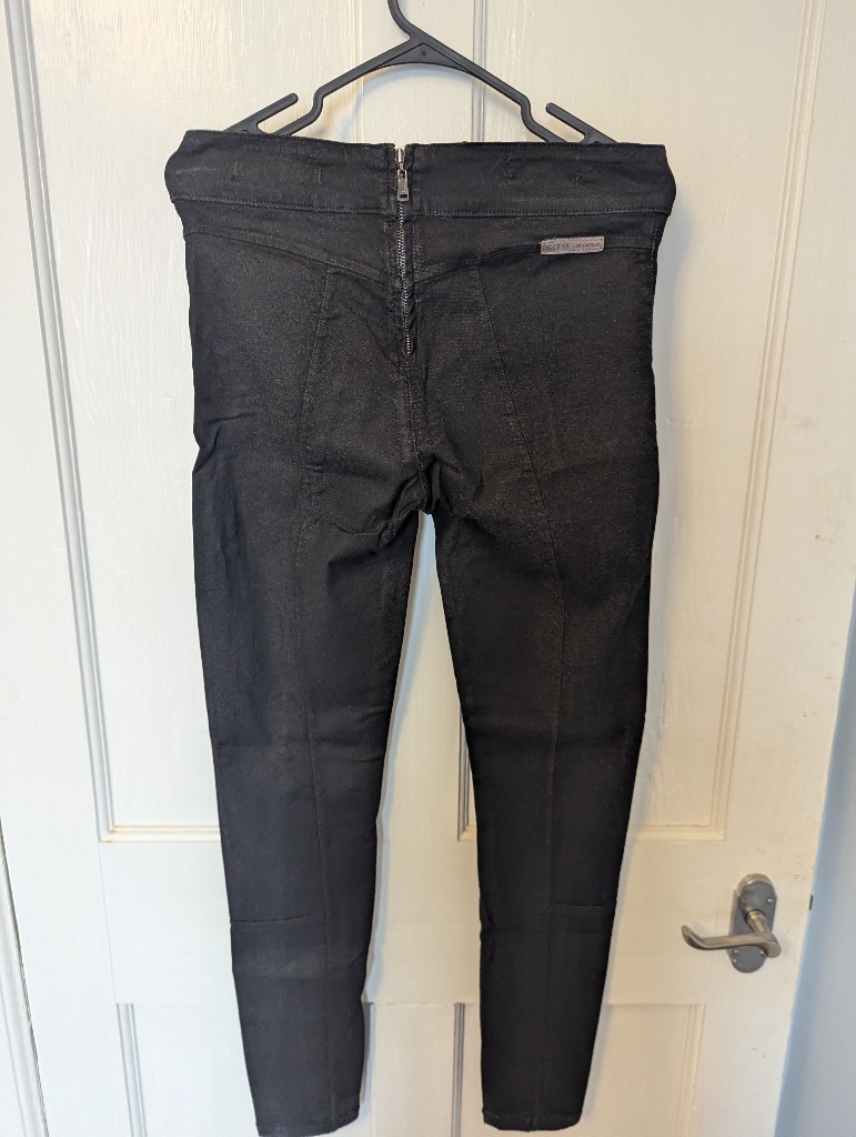 Guess dark grey stretch trousers size 8