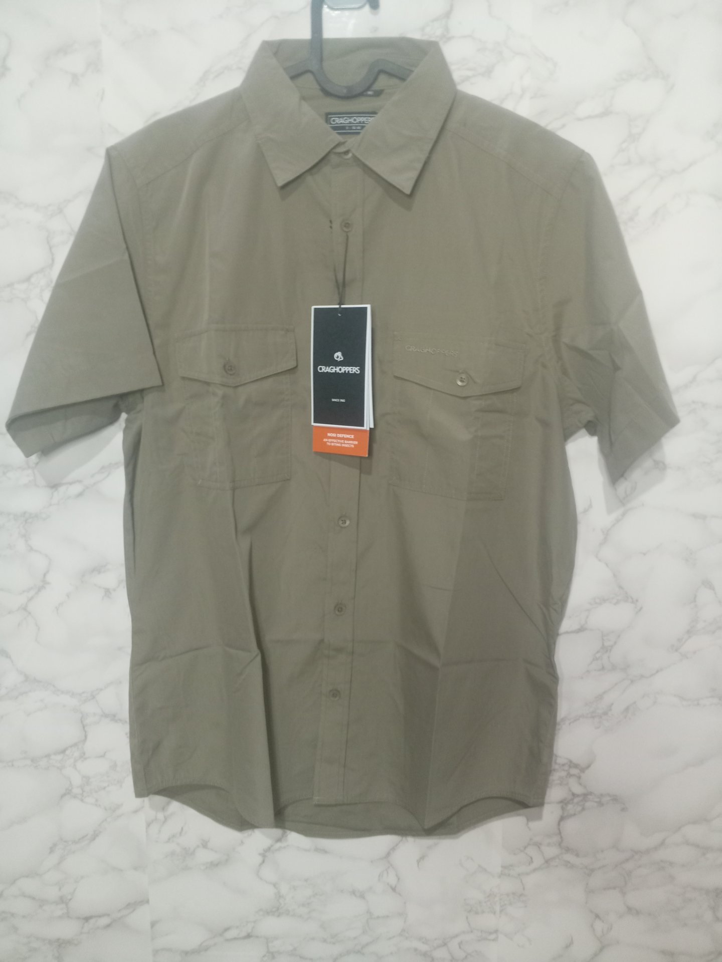 Nosi Defence craghoppers men's summer shirt BNWT size s-m