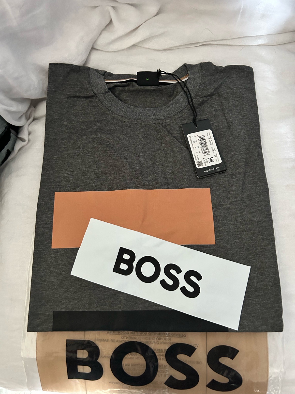 Grey Hugo Boss T-Shirt