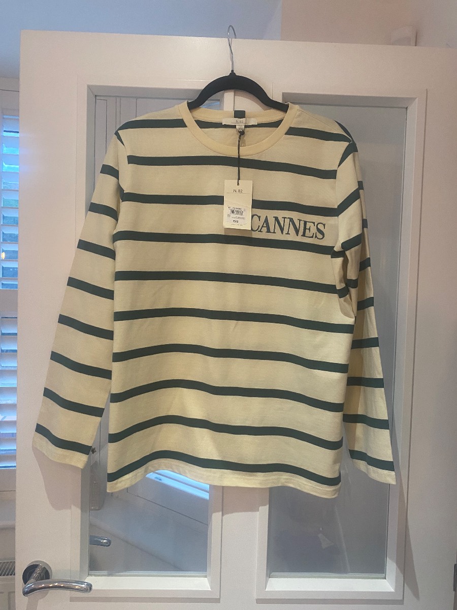 Size 12 striped NEXT top