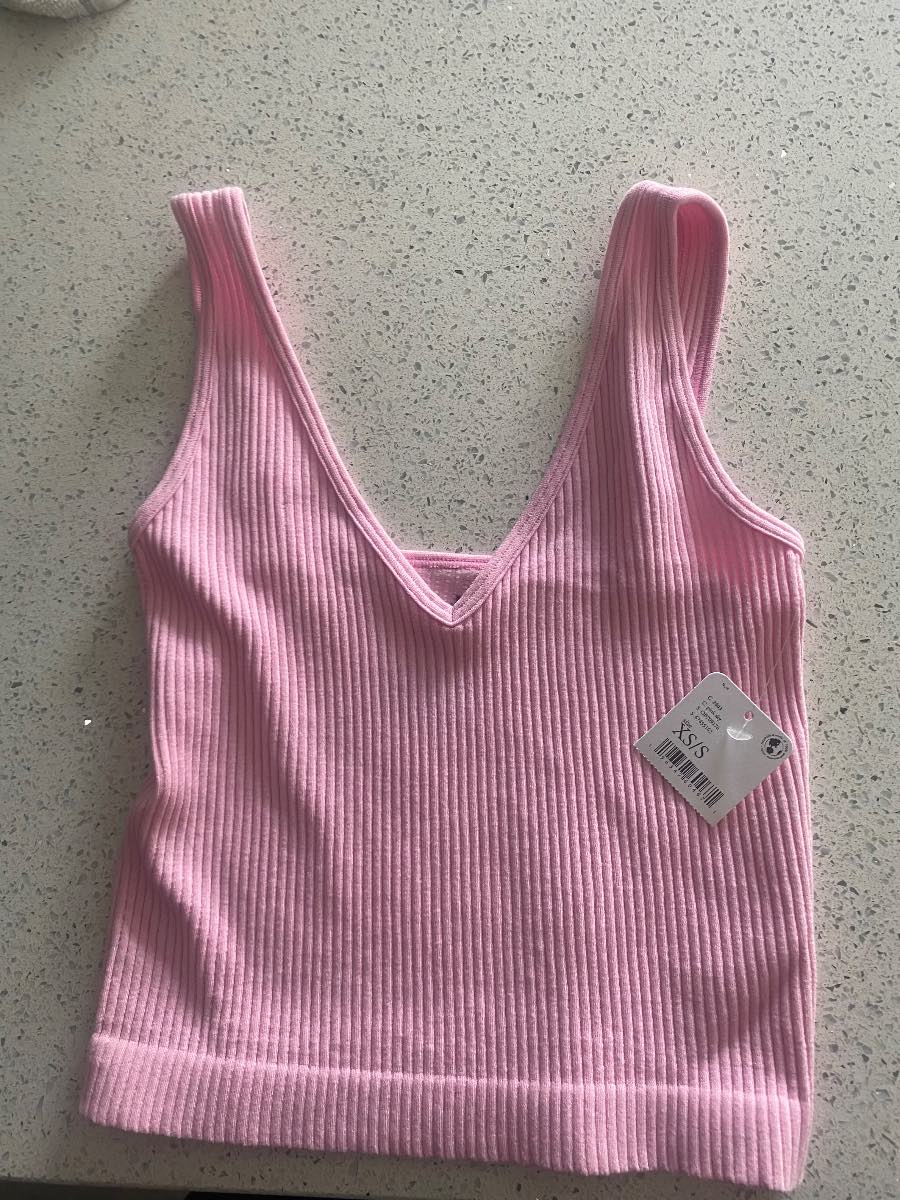 Size S free people pink top