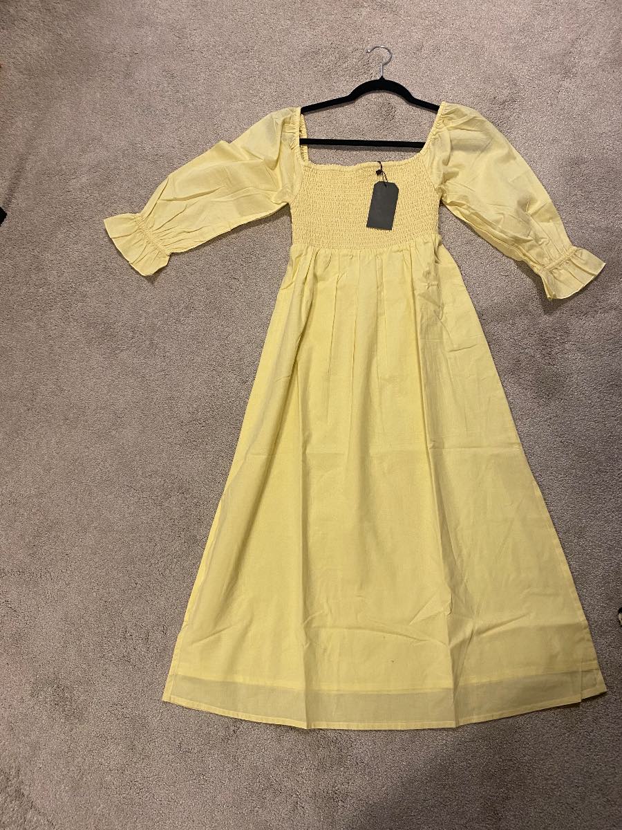Size S - Bolongaro yellow dress