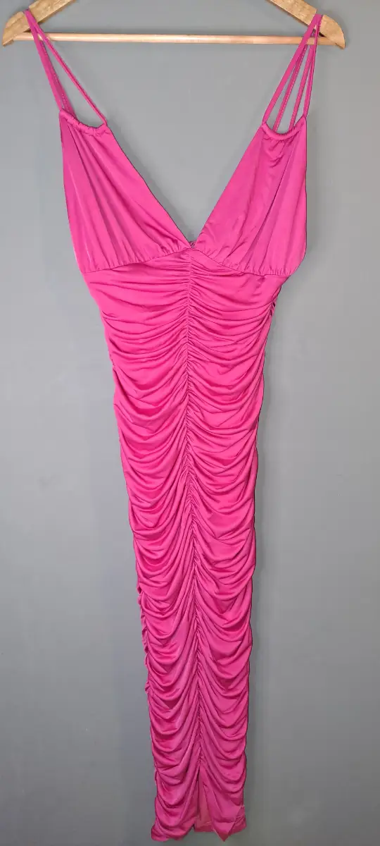 Rare London slinky dress size 8 pink bnwt