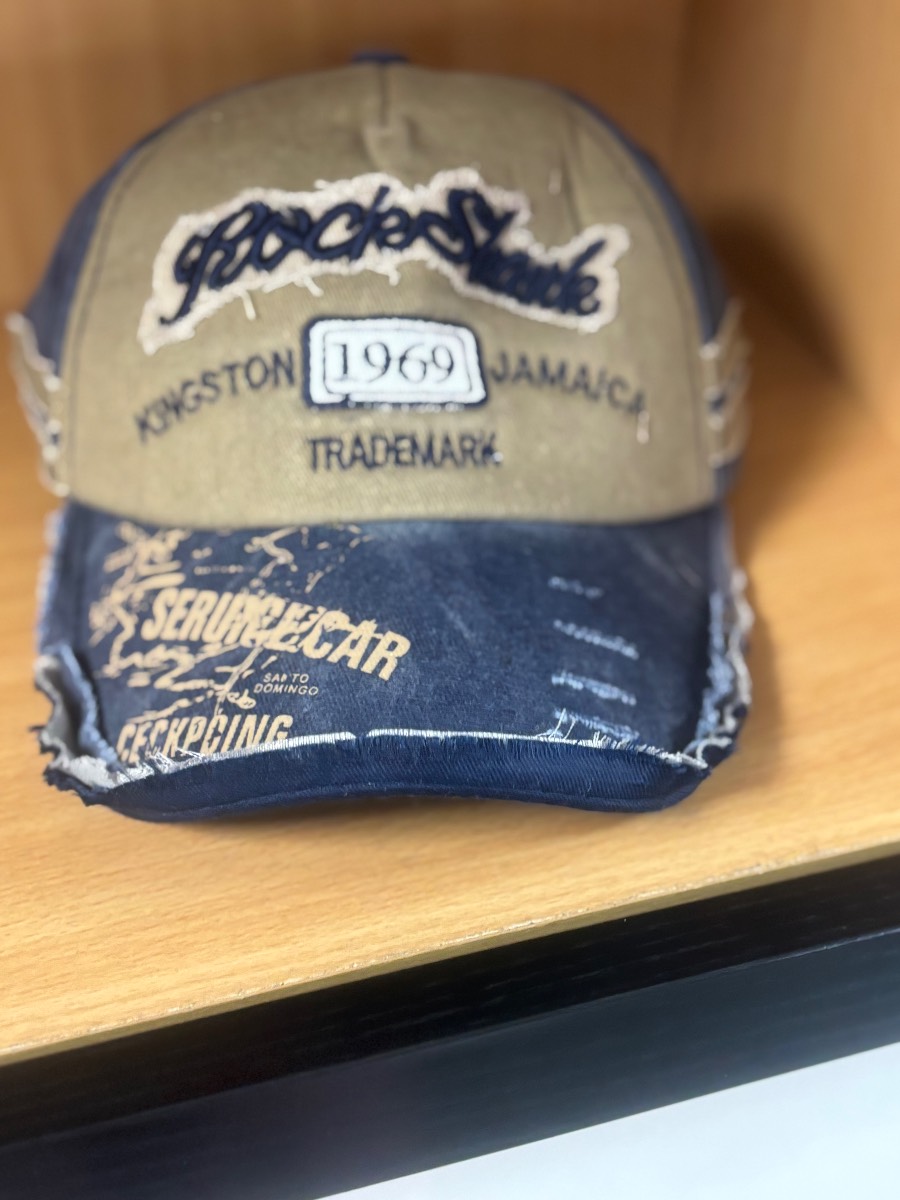 Baseball cap western cowboy style new worn vintage look