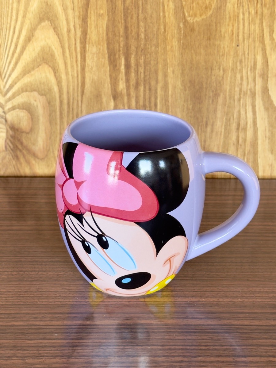 Disney Store Minnie Mouse Sweetie Purple 3D Large Mug Ceramic Cup Official