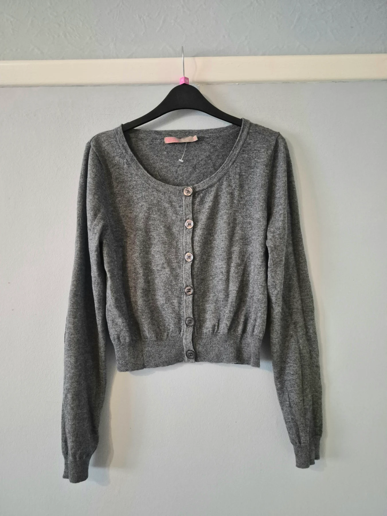Saint Tropez Alpaca and Wool cropped cardi size UK 10/12