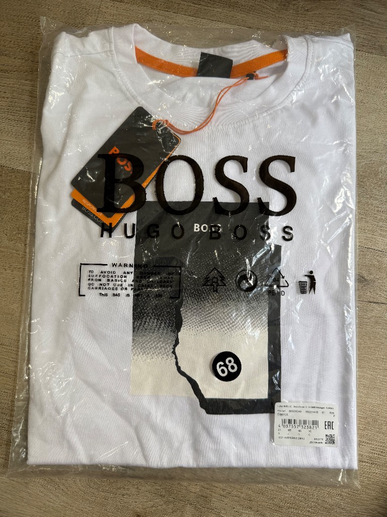 HUGO Digonos T-Shirt – White – Size Large – Brand New