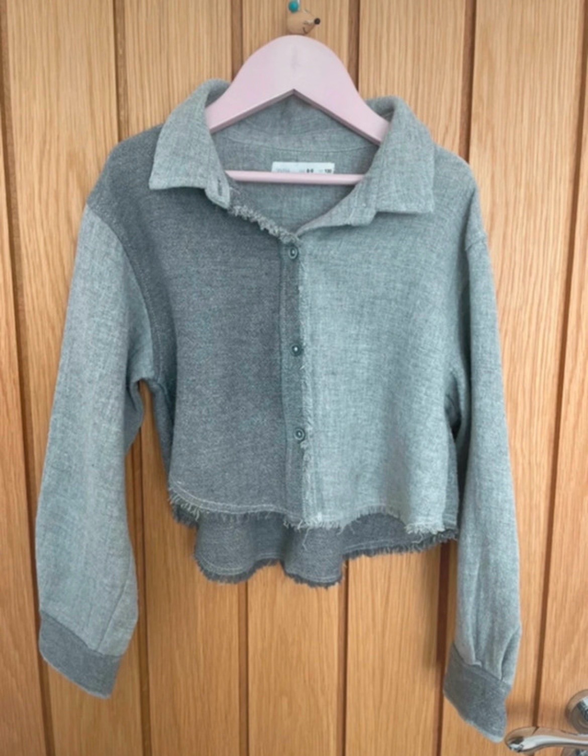 Zara Girls Cropped Shirt age 8-9